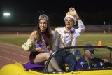 Lemoore High School Queen and King Kennedy Rodrigues and Jojo De La Mora.